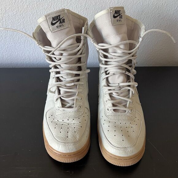 nike sf air force 1 high light bone